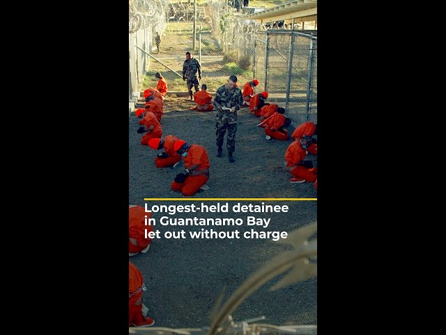 ⁣Longest-held Guantanamo Bay detainee repatriated to Tunisia | AJ #shorts