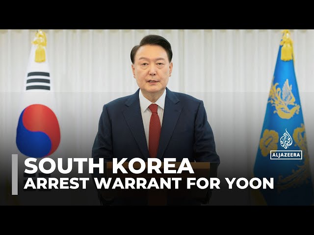 ⁣South Korea authorities seek arrest of Yoon over martial law declaration