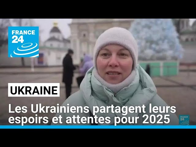 ⁣Guerre en Ukraine : les Ukrainiens partagent leurs espoirs et attentes pour 2025 • FRANCE 24