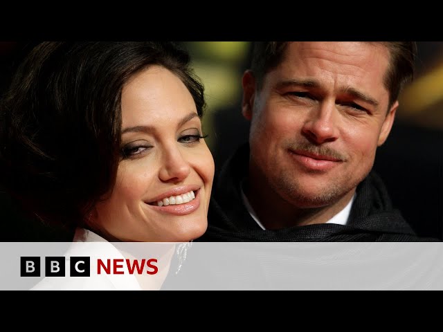 ⁣Angelina Jolie and Brad Pitt reach divorce deal after eight years | BBC News