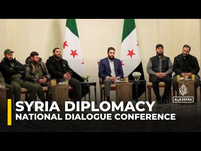 ⁣Syria prepares for major conference that aims to shape the future of the country