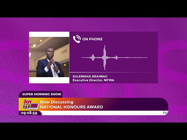 ⁣"Maybe the criteria for the awards was who said 'yes sah' the more - Sulemana Braimah