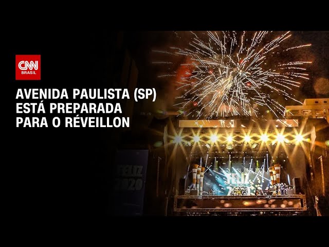 ⁣Avenida Paulista (SP) está preparada para o Réveillon | LIVE CNN