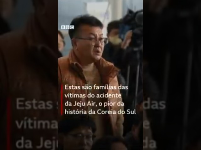 ⁣Ira e desolação entre famílias de acidente aéreo da Jeju Air, na Coreia do Sul #bbcnewsbrasil