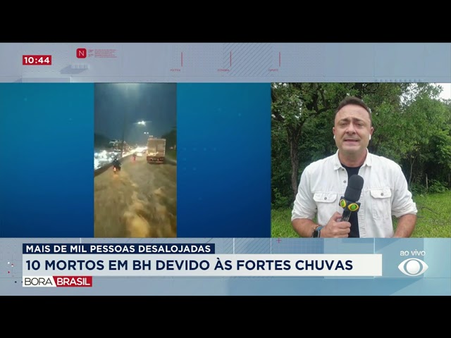 ⁣Fortes chuvas deixam mortos e desabrigados em MG