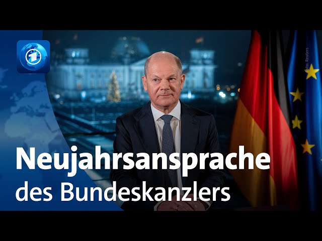 ⁣Scholz ruft in Neujahrsansprache zu Zusammenhalt auf