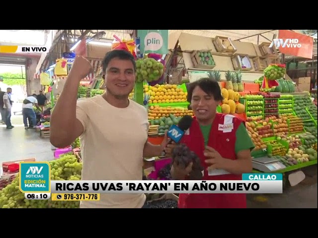 ⁣Venta de uvas en los mercados es sensación para el ritual de Año Nuevo