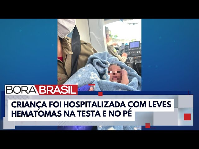 ⁣Recém-nascida é resgatada após ser abandonada em calçada de Goiânia | Bora Brasil