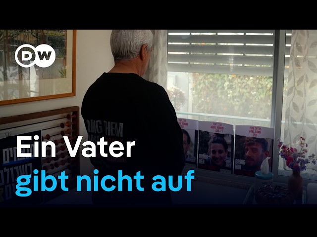 ⁣Vater hofft weiter auf Freilassung israelischer Geiseln | DW News