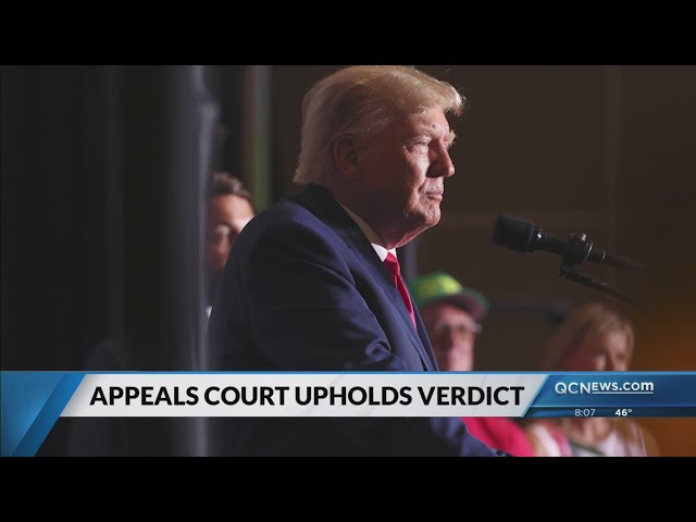 ⁣Appeals court upholds verdict in sexual abuse case against Trump