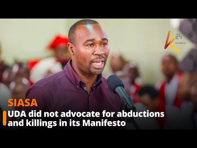 ⁣"UDA Did Not Advocate for Abductions and Killings in its Manifesto,"  MP Gitonga Mukunji