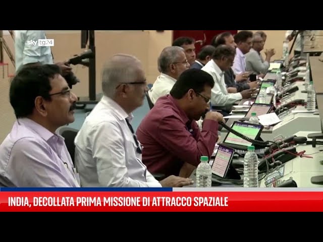 ⁣India, decollata prima missione di attracco spaziale