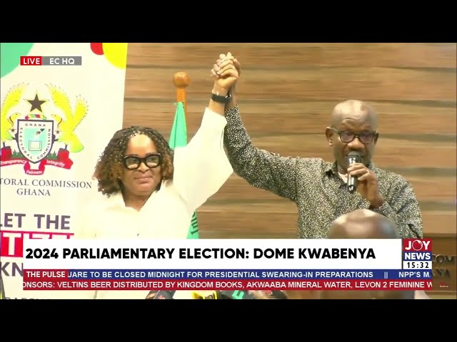 ⁣EC declares NDC’s Elikplim Akurugu winner of Dome Kwabenya parliamentary election