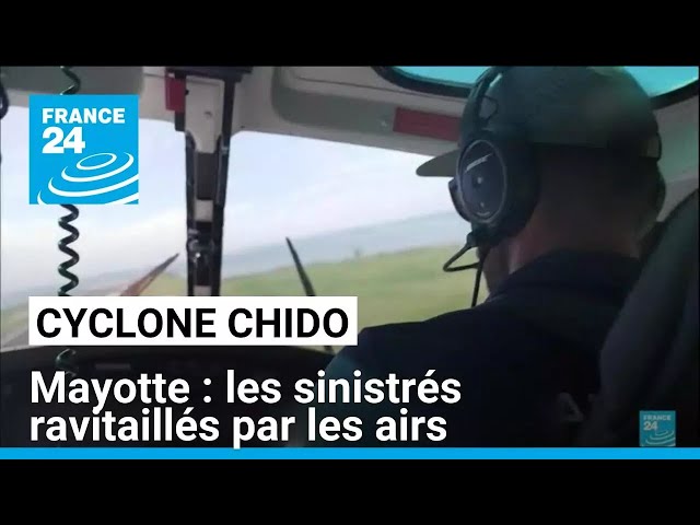 ⁣Mayotte : les sinistrés ravitaillés par les airs • FRANCE 24