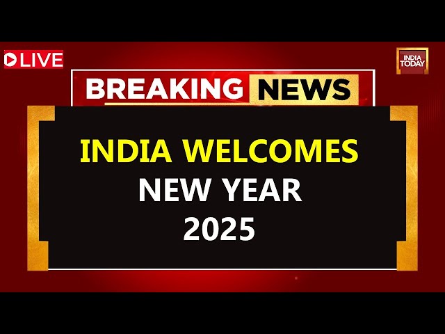 ⁣India Celebrates New Year 2025 LIVE | India Welcomes New Year | New Year 2025 | India Today LIVE