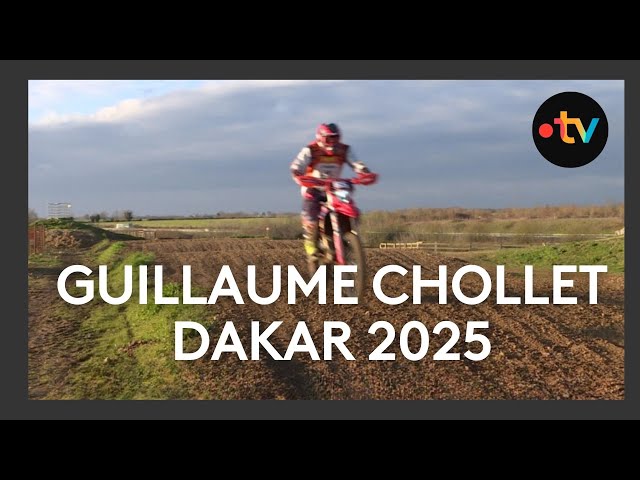 ⁣Dakar moto 2025 : préparation de Guillaume Chollet