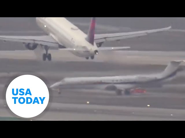 ⁣Reports: FAA investigating close call between planes in Los Angeles | USA TODAY