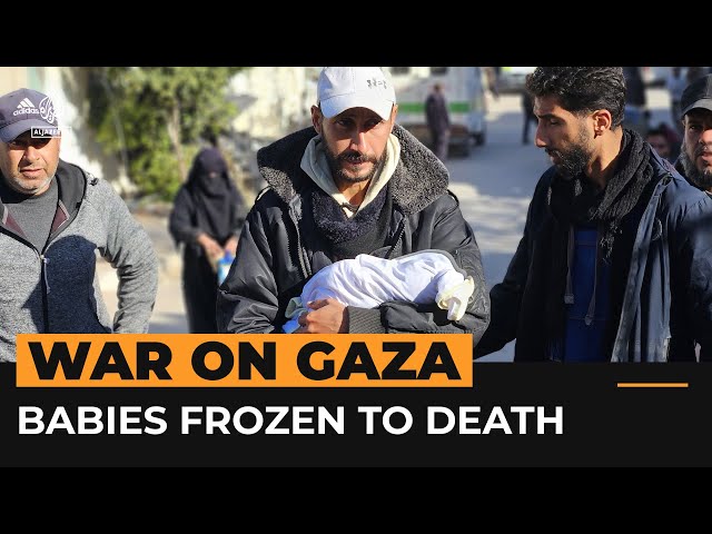 ⁣Freezing conditions are killing babies in Gaza | Al Jazeera Newsfeed