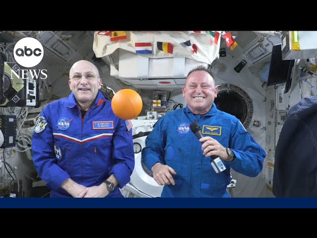 ⁣Astronauts share New Year’s message from space