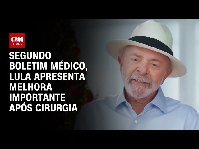 ⁣Segundo boletim médico, Lula apresenta melhora importante após cirurgia | BASTIDORES CNN