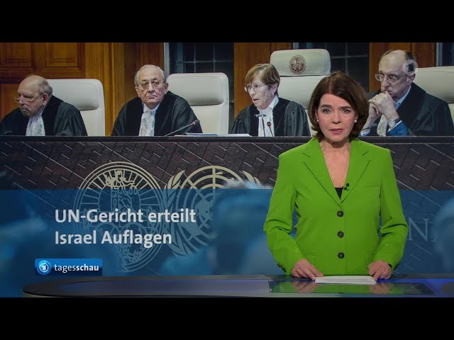 ⁣tagesschau 20:00 Uhr, 26.01.2024