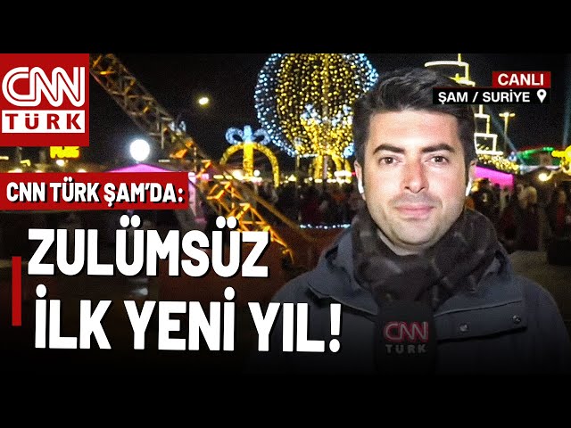 ⁣Suriye 2025'e ÖZGÜRCE "Merhaba" Diyor! CNN TÜRK Şam'da Yeni Yıl Coşkusunu Aktard