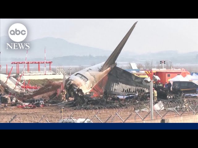 ⁣Survivor speaks out after deadly plane crash in South Korea