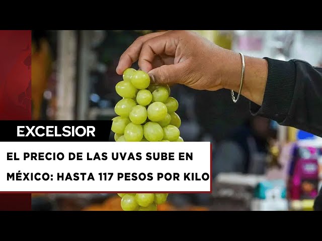 ⁣Pagan hasta 117 pesos el kilo de uvas para los ‘12 deseos’