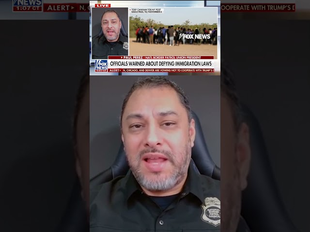 ⁣Border Patrol union president sends warning to sanctuary cities