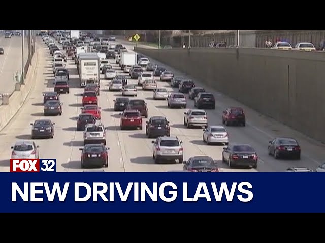 ⁣New Illinois driving laws for 2025