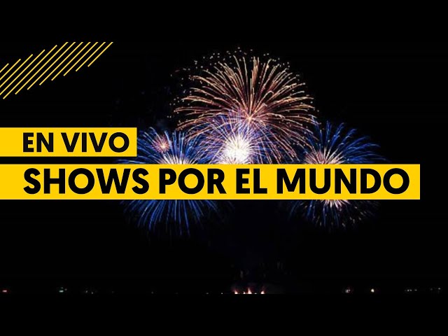 ⁣EN VIVO: Shows de fuegos artificiales por el mundo Año Nuevo 2025