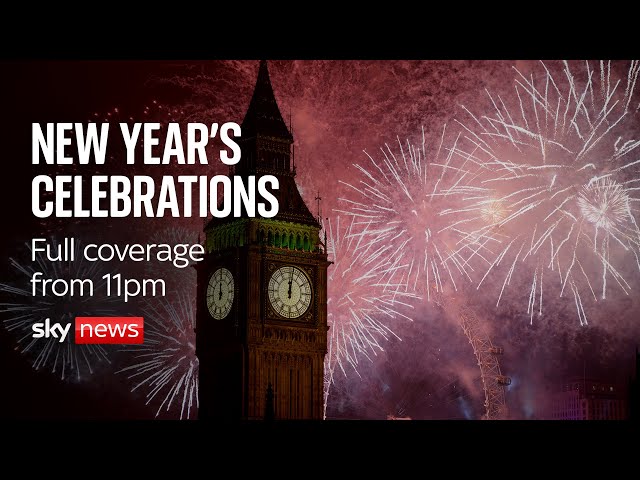 ⁣Watch 2025 New Year celebrations in the UK - Sky News coverage