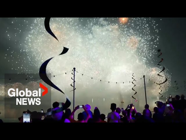 ⁣New Year’s 2025: UAE celebrates with magnificent fireworks, drone display over Ras Al-Khaimah