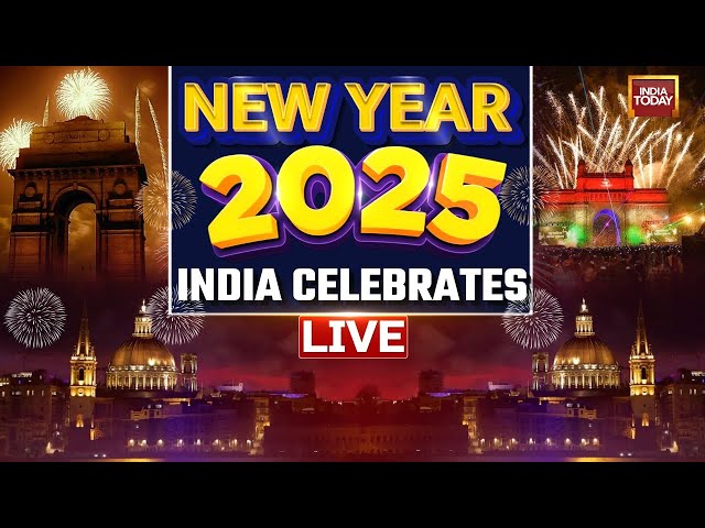 ⁣India Celebrates New Year 2025 LIVE | India Welcomes New Year | New Year 2025 | India Today LIVE