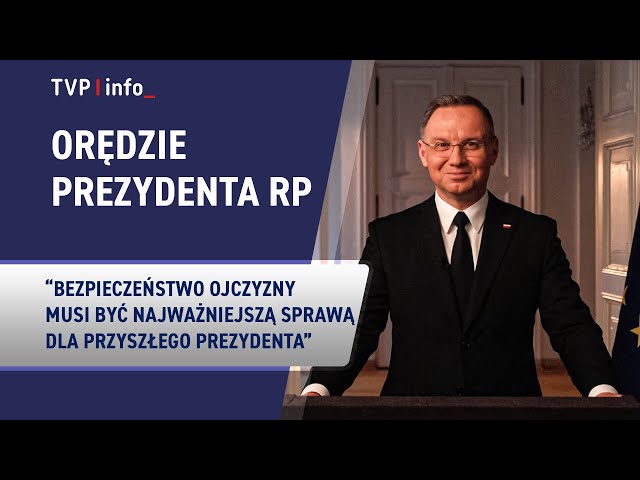 Orędzie noworoczne Prezydenta Andrzeja Dudy