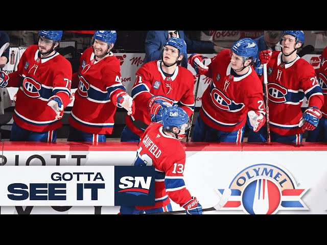 ⁣GOTTA SEE IT: Canadiens' Caufield Scores His 100th Career NHL Goal