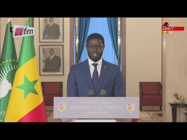 ⁣Discours à la nation en wolof de son excellence le Pr Bassirou Diomaye FAYE du 31 Décembre 2024