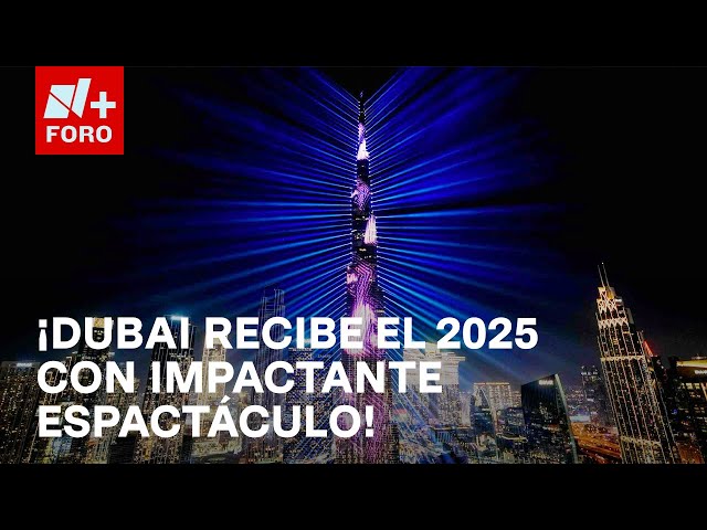 ⁣¡Así se iluminó el Burj Khalifa para recibir el Año Nuevo 2025! - Noticias MX