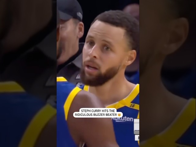 ⁣Steph Curry Behind-The-Back Fading Buzzer Beater 