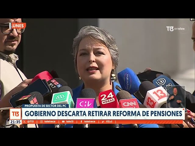 ⁣Gobierno descarta retirar reforma de pensiones