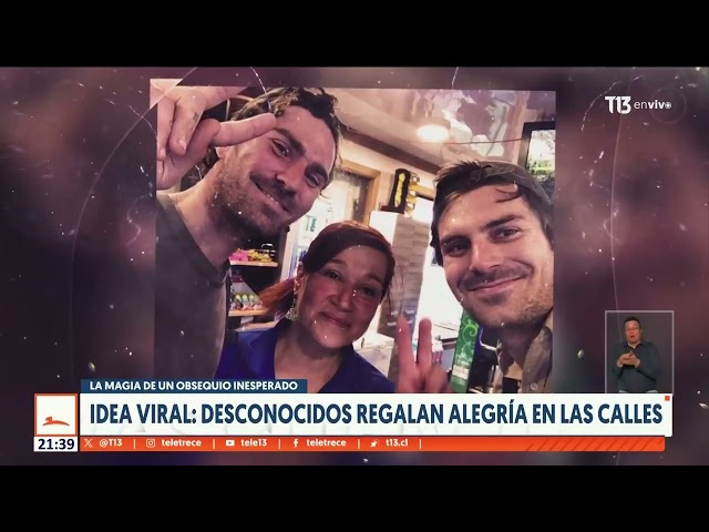 ⁣Idea viral: desconocidos regalan alegría en las calles