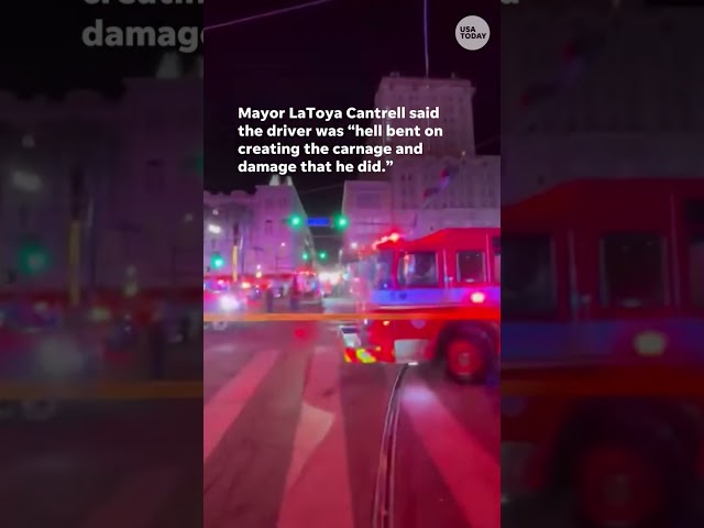 ⁣Pickup truck attack in New Orleans kills at least 10 #Shorts