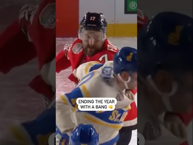 ⁣Foligno And Schenn Chuck Knuckles At The Winter Classic 