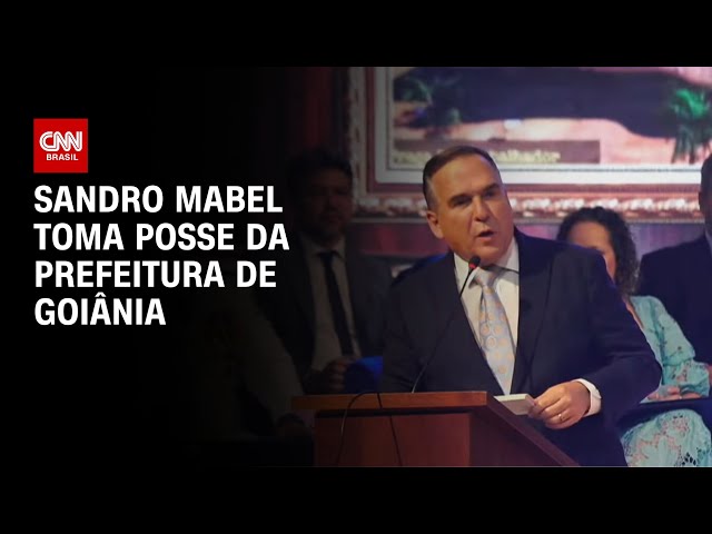 ⁣Sandro Mabel toma posse da Prefeitura de Goiânia | CNN 360º