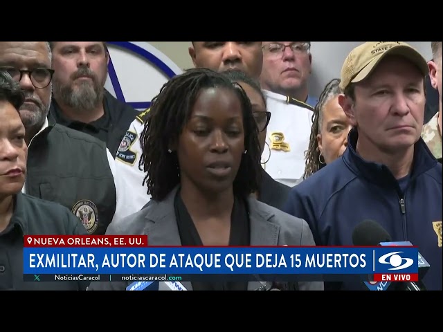 ⁣Exmilitar fue el autor de atropello masivo en Nuevo Orleans, Estados Unidos