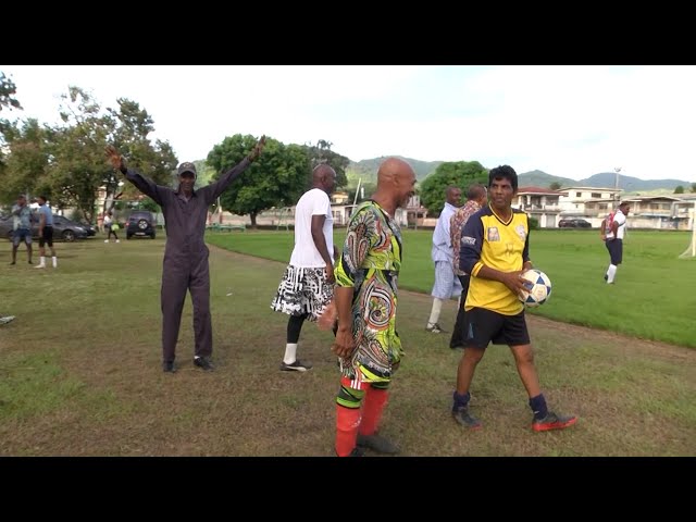 ⁣Eddie Hart Old Boys "Dress Up" Football Match Lives On