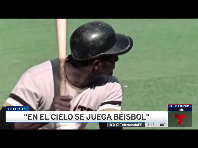 ⁣"En el cielo se juega baseball": libro relata los últimos 30 meses de Roberto Clemente