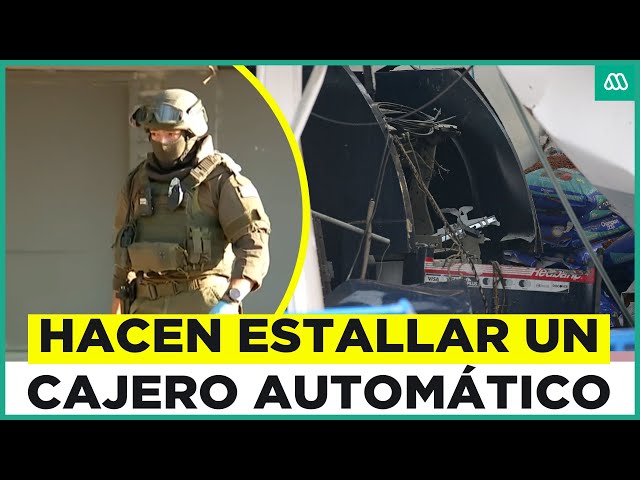 ⁣Nuevo intento de robo a cajero automático: Delincuentes hicieron explotar el dispositivo