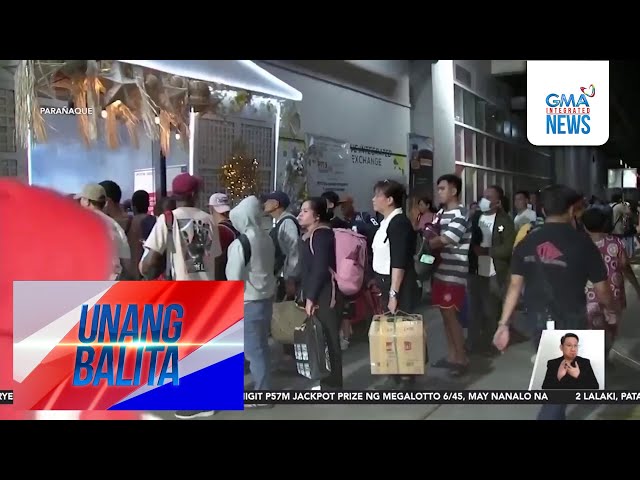 ⁣Mga pasahero, dagsa sa PITX matapos ang long holiday | Unang Balita