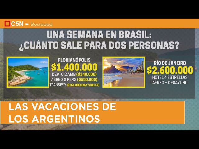 ⁣VACACIONES 2025: BRASIL vs. la COSTA ARGENTINA